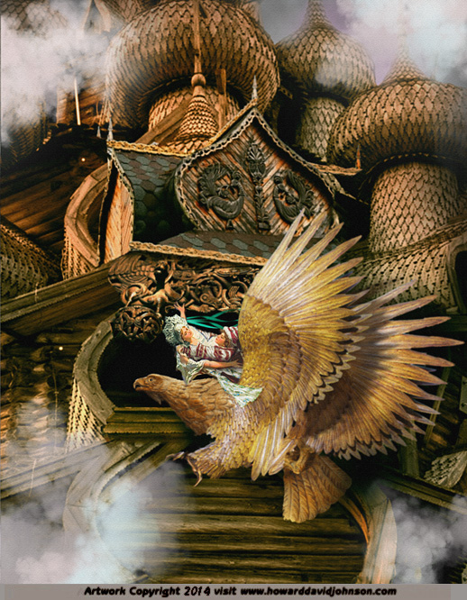 Russian fairy tale fantasy art paintings of myth